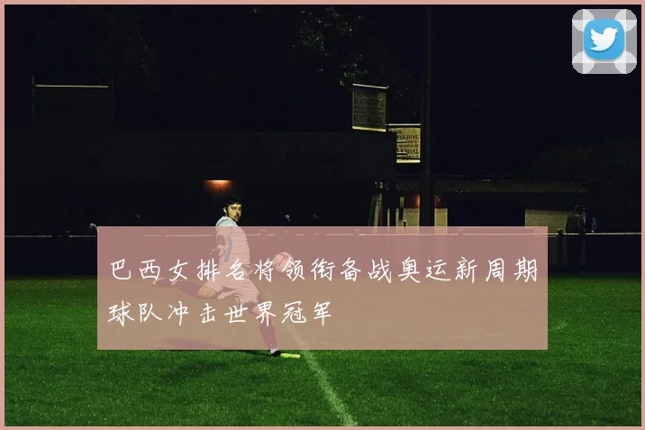 巴西女排名将领衔备战奥运新周期球队冲击世界冠军
